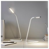 Led'li Çalışma-Masa Lambası MeridyenDukkan Beyaz Renk Modern-İnce Tasarım - 4
