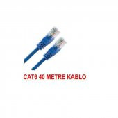 Cat6 İnternet Ethernet Rj45 Lan Kablosu 40 Metre - 3