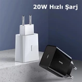 Baseus Super Şarj 20W Pd Type-C Şarj Başlığı Akıllı Şarj İphone 11 12 13 14 Pro Max Şarj Başlığı - 2