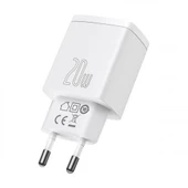 Baseus Super Hızlı 20W USB + TYPE-C Girişli Şarj Başlığı QC3.0 İphone 11 12 13 14 Pro Max Şarj Başlığı - 7