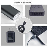 Tam Spektrum LED Işık Bitki Büyütme 5V USB 40W Zaman ve Renk Ayarı - 8
