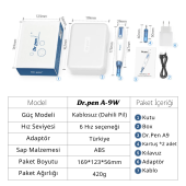 Dr pen  A9 Şarjı Dermapen Cihazı,Cilt Bakım Cihazı - 4