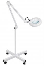 Ayaklı Tekerlekli Loop Led Işıklı Büyüteç 2023 Model 120 Ledli 5X - 1