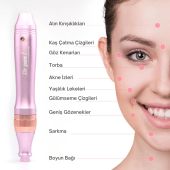 Dr pen M7-W Kablolusuz Şarjlı Dermapen Cihazı Ve Kalıcı Makyaj Cihazı - 3