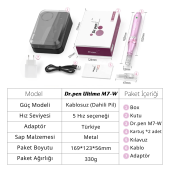 Dr pen M7-W Kablolusuz Şarjlı Dermapen Cihazı Ve Kalıcı Makyaj Cihazı - 5