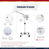 AYAKLI VE OZONLU YÜZ BUHAR MAKİNESİ HOT VAPOUR İTHAL - 3
