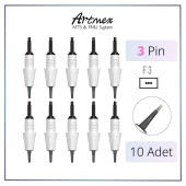 Artmex F3 Kalıcı Makyaj İğnesi 10 Adet - 1