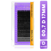 0.07 D 17mm Sıralı Ipek Kirpik - 1