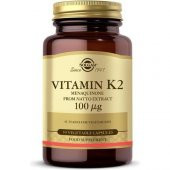 Solgar Vitamin K2 100 mcg 50 Vegetable Kapsül 033984036031 - 1