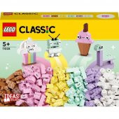 LEGO® Classic Yaratıcı Pastel Eğlence 11028 - 5 Yaş ve Üzeri Çocuklar için Renkli, Yaratıcı, Eğlenirken Öğreten Yaratıcı Oyuncak Yapım Seti (333 Parça) - 3