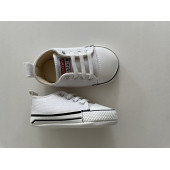 0-6 Ay Kız / Erkek Bebek İlk Adım Spor Ayakkabısı Beyaz Converse Modeli - 3