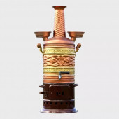 Sözenler 7 Lt Sobalı Bakır Semaver - 1