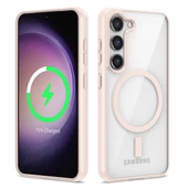 Vendas Samsung S23 Plus Uyumlu Ege Serisi Magsafe Wireless Şarj Özellikli Silikon Kılıf - 3