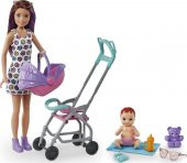 Barbie Bebek Bakıcısı Bebeği ve Aksesuarları Oyun Seti Seri: FHY97 Item : GXT34 - 1