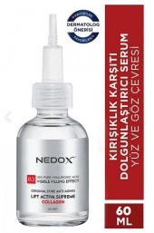 NEDOX Kırışıklık Karşıtı Dolgunlaştırıcı Botoks B3 Kolajen Serum 60 ml Ince Çizgi Sarkmalar - 1