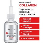 NEDOX Kırışıklık Karşıtı Dolgunlaştırıcı Botoks B3 Kolajen Serum 60 ml Ince Çizgi Sarkmalar - 2