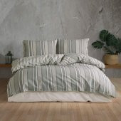 Clasy Butik Native Serisi Çift Kişilik Nevresim Takımı Dokya v1 Yeşil - 1