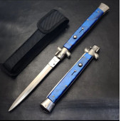 Akc İtalyan Stiletto 33 Cm Sedef Mavi Knives And Weapons - 1