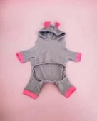 Sweet Bunnyy Kulaklı Kedi Tulumu, Kedi Kıyafeti thumbnail 8