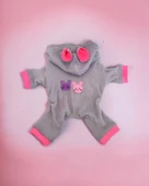 Sweet Bunnyy Kulaklı Kedi Tulumu, Kedi Kıyafeti thumbnail 5