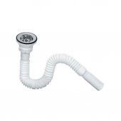 Katlanır Körüklü Banyo Muftak Lavabo Hortumu Sifonu Gider Borusu 45-134 Cm - 2