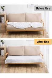 30lu Halı Kilim Koltuk Örtüsü Sabitleyici Kaydırmaz Cırt Yıkanabilir Kendinden Yapışkanlı Ped 5 CM - 3