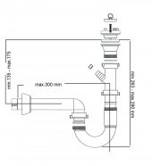 EVYE - LAVABO SİFON TAKIMI - 3