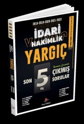 2023 Yargıç İdari Hakimlik Son 5 Yıl Orijinal Çıkmış Sorular Dizgi Kitap - 1