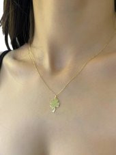 Minik Yonca Altın Kolye 8 Ayar thumbnail 3