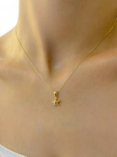 Çok Şık Deniz Yıldızı Altın Kolye 14 Ayar thumbnail 3