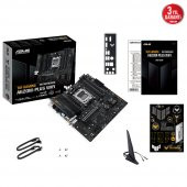 ASUS tuf gamıng a620m-plus wıfı am5 ddr5 6400 hdmı dp m2 bt rgb gbit matx - 1