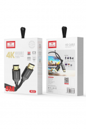 Fuchsia 4K HDMI Kablo 5M 18 Gbps HDMI 2.0 1.4 V Görüntü Aktarım Kablosu - 7