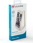 Cellular Line iPhone 6S Plus/6 Plus Bumper Satin Kılıf - Altın BUMPSATINIPH655H - 3