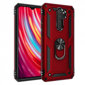Xiaomi Redmi Note 8 Pro Kılıf Sofya Yüzüklü Standlı Zırhlı Silikon Kılıf - 2