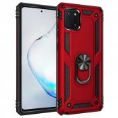 Samsung Galaxy A81 (Note 10 Lite) Kılıf Sofya Yüzüklü Standlı Zırhlı Silikon Kılıf - 3