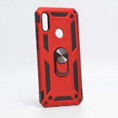 Huawei Honor 8A Kılıf Sofya Yüzüklü Standlı Zırhlı Silikon Kılıf thumbnail 2