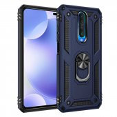 Xiaomi Redmi K30 Kılıf Sofya Yüzüklü Standlı Zırhlı Silikon Kılıf - 1