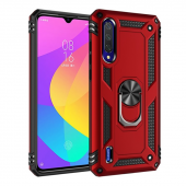 Xiaomi Mi A3 Kılıf Sofya Yüzüklü Standlı Zırhlı Silikon Kılıf - 2