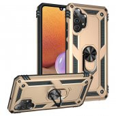 Samsung Galaxy A32 4G Kılıf Sofya Yüzüklü Standlı Zırhlı Silikon Kılıf thumbnail 4