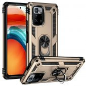 Xiaomi Poco X3 GT Kılıf Sofya Yüzüklü Standlı Zırhlı Silikon Kılıf - 4
