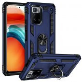 Xiaomi Poco X3 GT Kılıf Sofya Yüzüklü Standlı Zırhlı Silikon Kılıf - 5