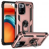 Xiaomi Poco X3 GT Kılıf Sofya Yüzüklü Standlı Zırhlı Silikon Kılıf - 6