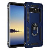 Samsung Galaxy Note 8 Kılıf Sofya Yüzüklü Standlı Zırhlı Silikon Kılıf thumbnail 4