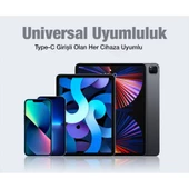 Baseus Gan3 Minimal 30W PD3.0, QC4+ PPS Ultra Hızlı Type-C Hızlı Şarj Adaptörü - 6