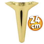 Aspen Lüks Mobilya Kanepe Koltuk Tv Ünitesi Konsol Yükseltici Ayağı Ayakları 24 Cm Gold Altın Ayak - 1