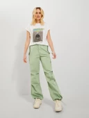 JACK JONES JJXX Bayan Rahat Paraşüt Pantolon 12234805 thumbnail 3