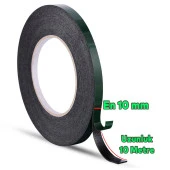 Çift Taraflı Köpük Bant Eva Montaj Bandı Siyah 10 mm x 10 Metre - 2