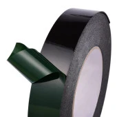 Çift Taraflı Köpük Bant Eva Montaj Bandı Siyah 25 mm x 10 Metre thumbnail 5