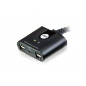 ATEN us424 USB Arayüzüne Sahip Cihazları Paylaştıran Switch, USB 2.0 , 4 PC - 1