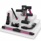 Blaupunkt A16 Şarjlı Vacumaster Kablosuz Dikey Süpürge 160W Fuşya - 2